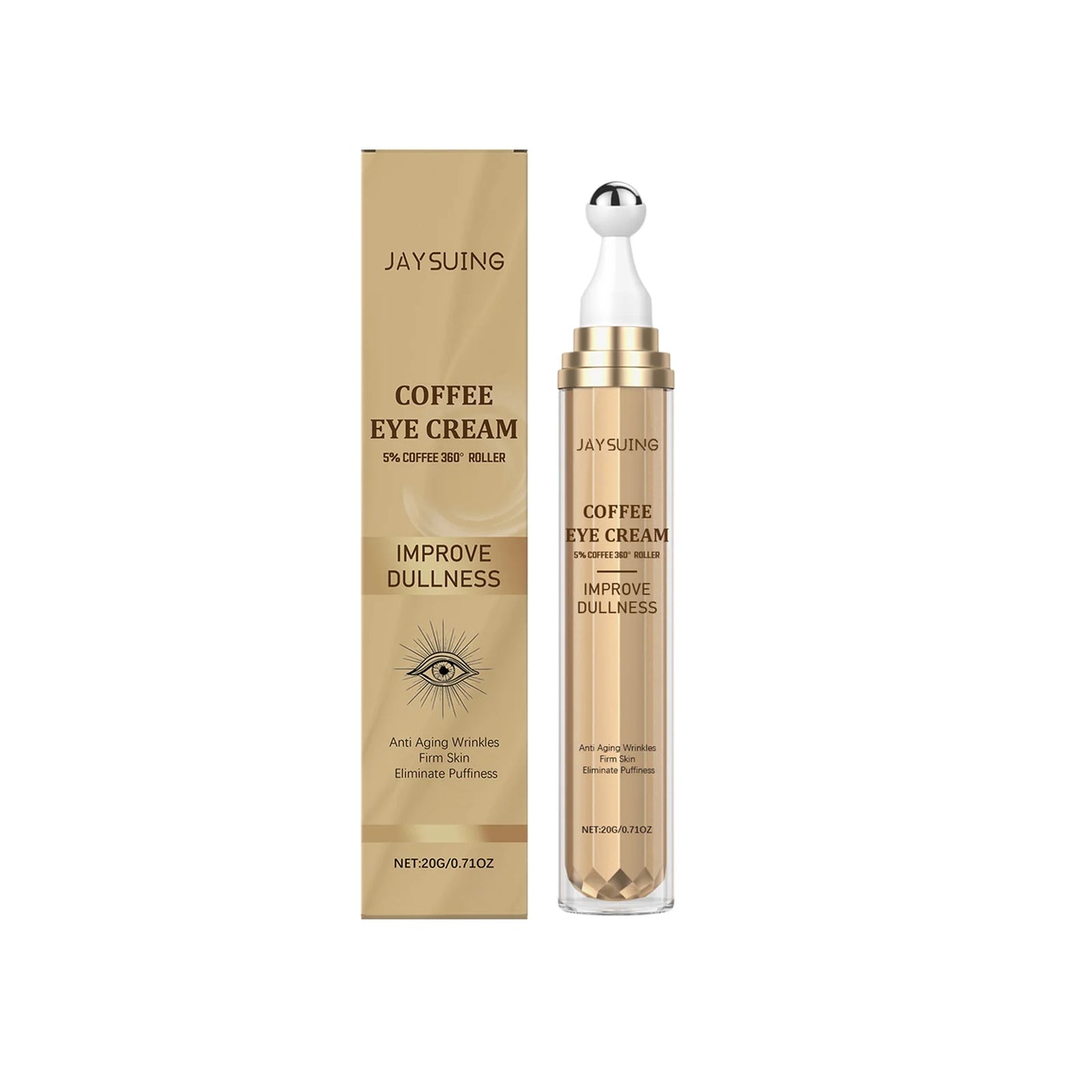 Tightening Eye Cream Reduce Dark Circles Under Eyes Relieve Fine Lines Diminish Dullness Moisturize Hyaluronic Acid Eye Cream Peaceful Pleasures Health and Wellness 20g Boxed 20g