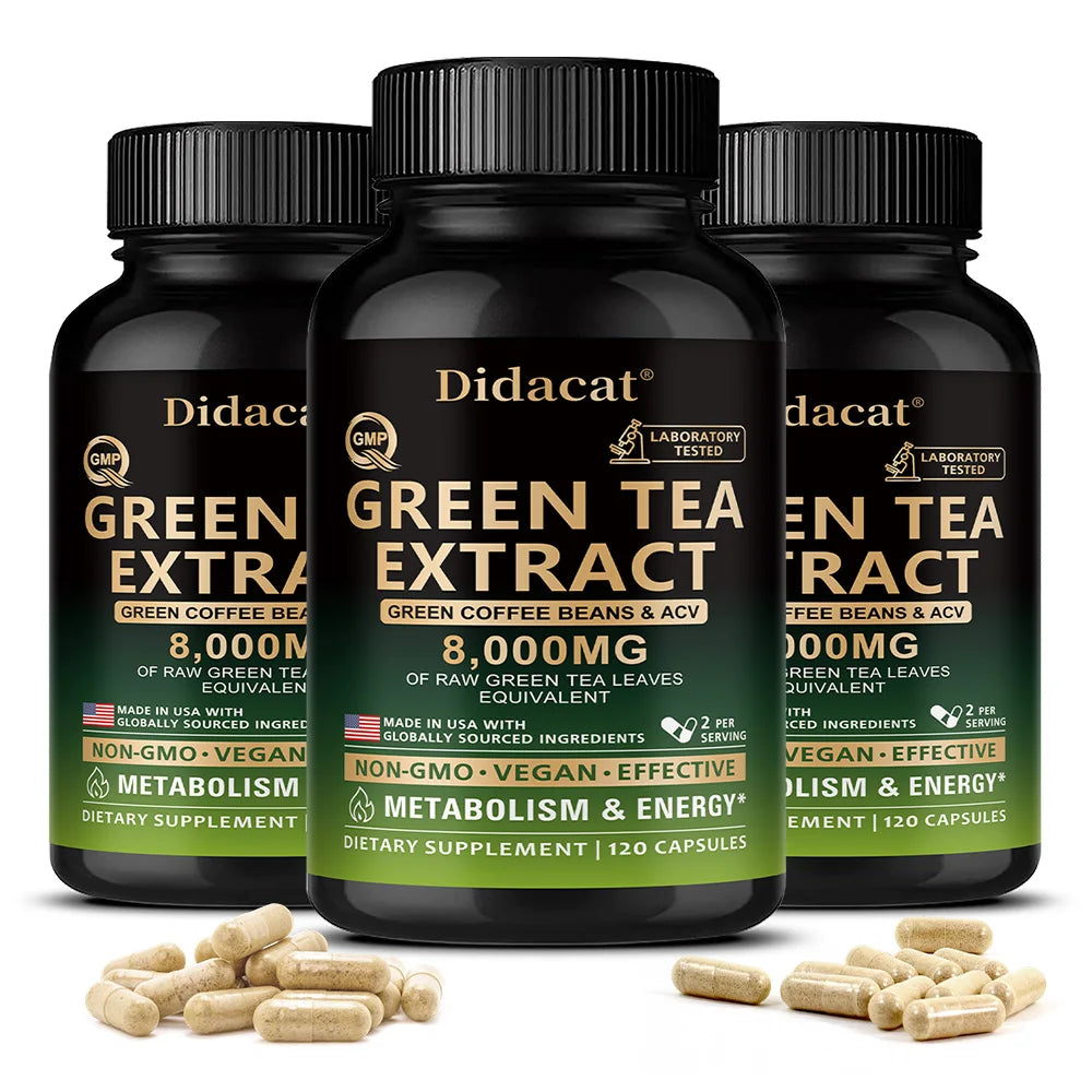 VITALXTRA Green Tea Extract Capsules | Energy & Metabolism