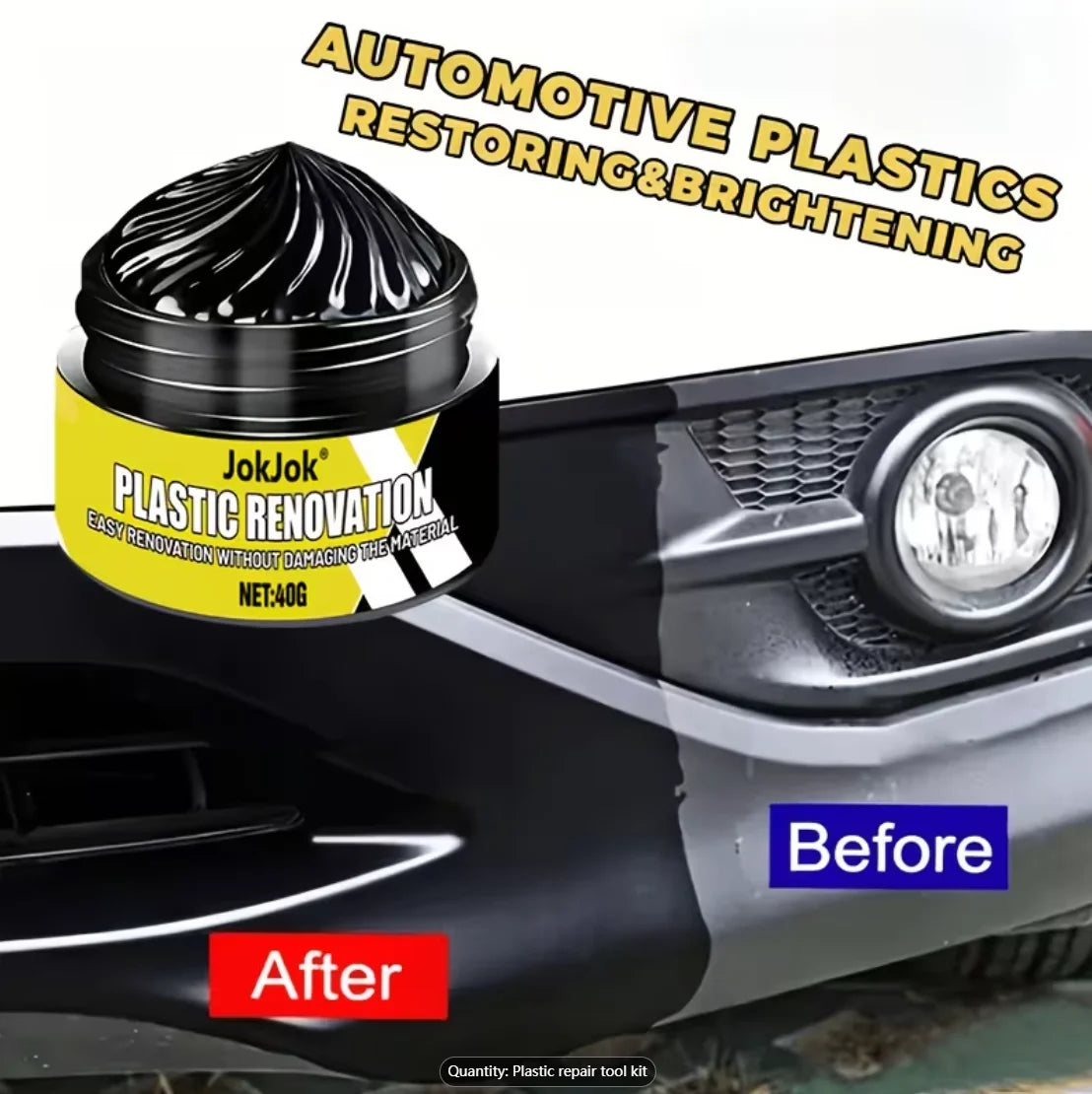 Plastic Refurbishing Paste – Tyres, Bumpers & Dashboard