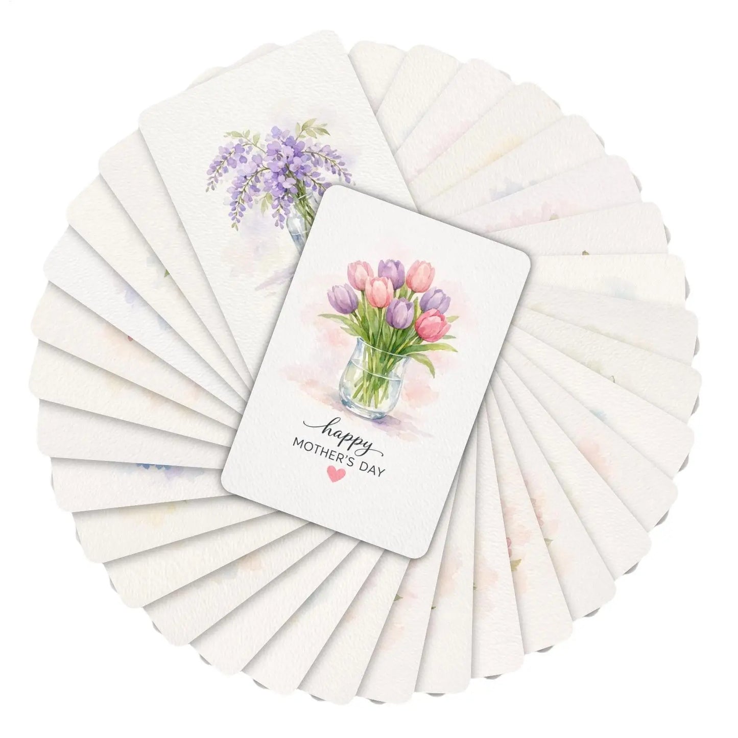 36-Pack Floral Greeting Cards – Birthday, Thank You & Festivals