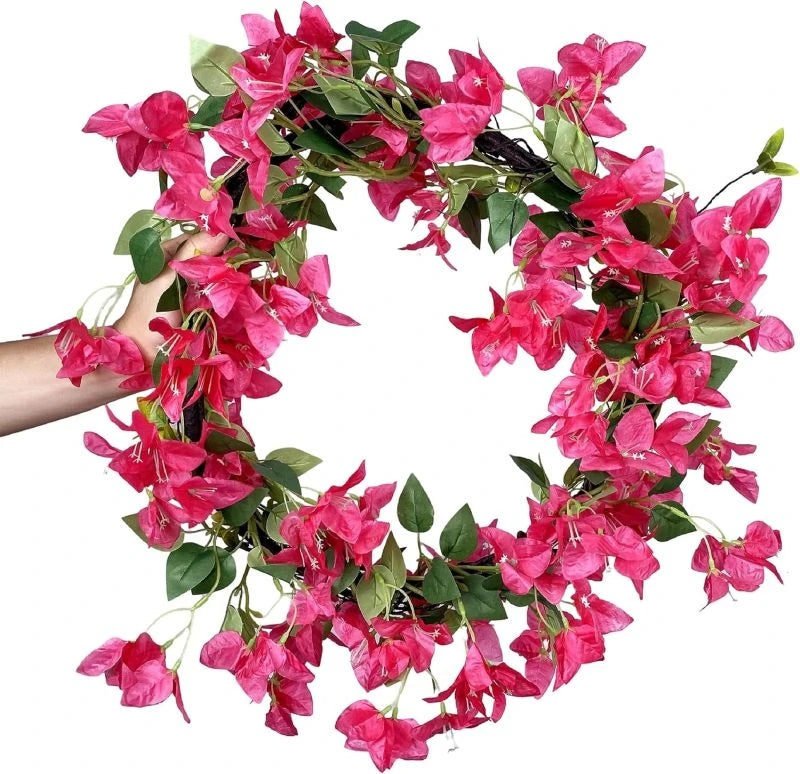 Artificial Plum Blossom Vine Garland for Wedding & Home Decor