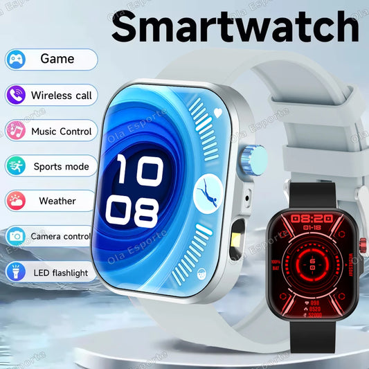 LED Flashlight Smartwatch – Bluetooth Call & Fitness Tracker HW12 Bluetooth Smartwatch Peaceful Pleasures Health and Wellness
