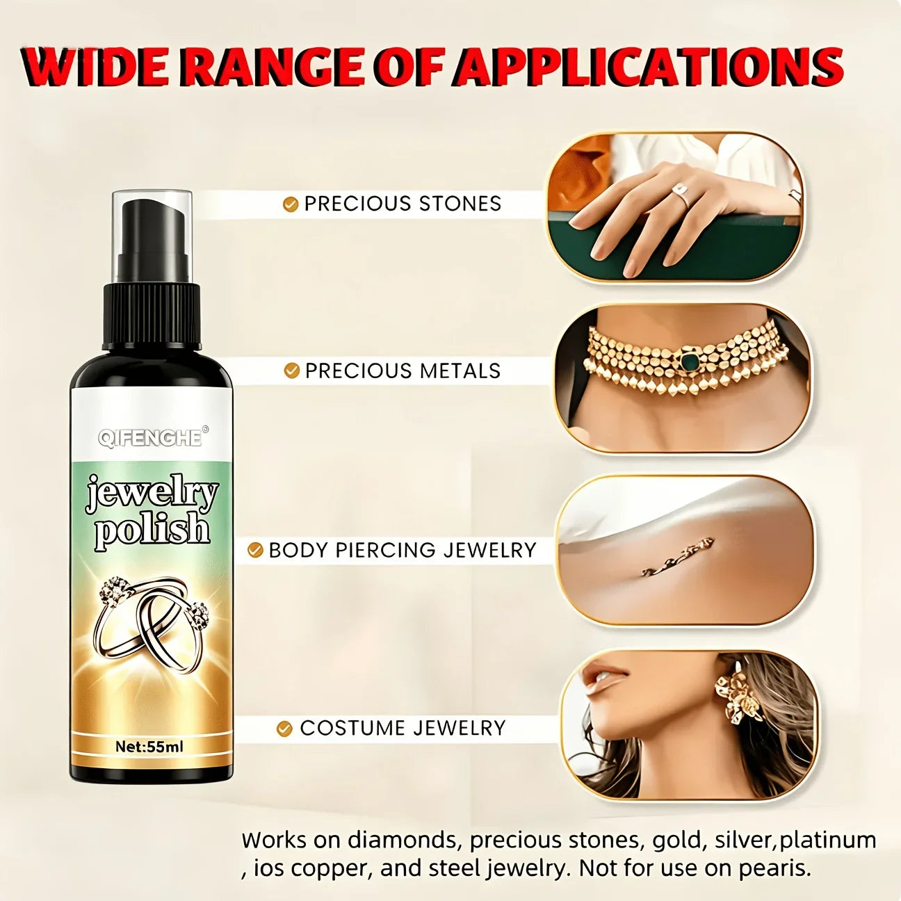 Jewelry Polishing Spray – Tarnish & Oxidation Remover