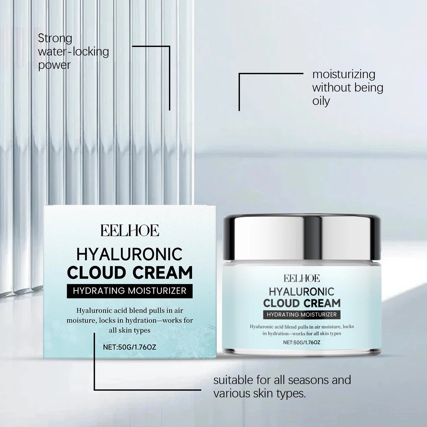 Hyaluronic Acid Facial Moisturizing Cream – Hydrate & Nourish
