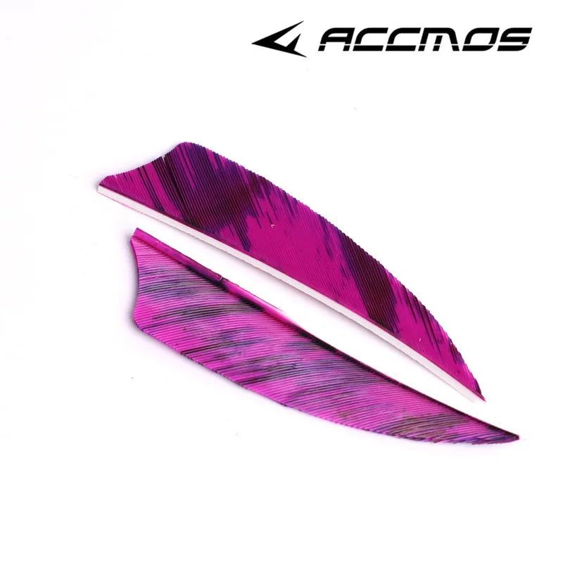 Bag Arrow Vanes 3 Turkey Feather Fletching Shield Cut DIY Archery
