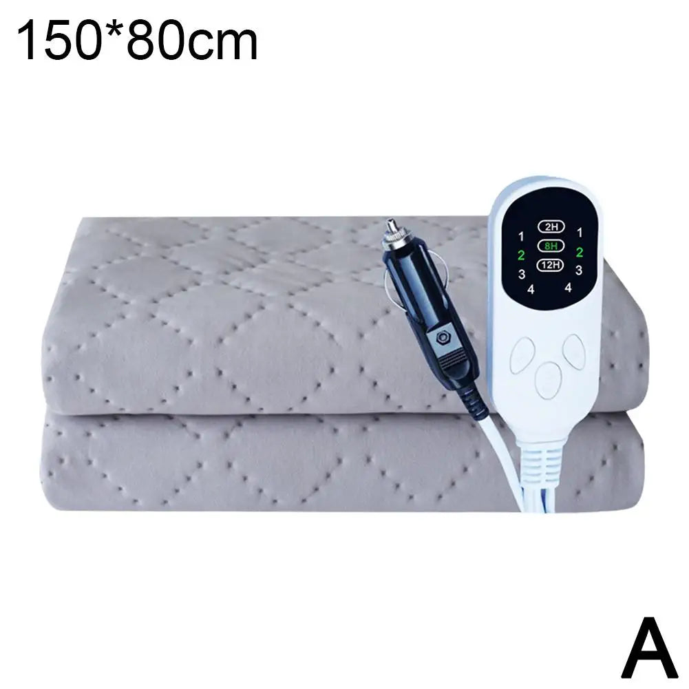 12V Electric Heated Car Blanket for Camping, Trucks & Off-Road