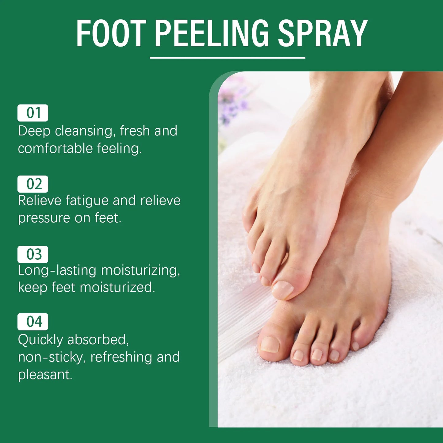 Foot Exfoliating Spray | Salicylic Acid & Allantoin 100ml
