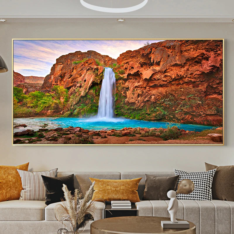 Nature Landscape Canvas Painting Wall Art Jasper National Park Canada Wall Picture Posters and Prints for Living Room Home Decor Peaceful Pleasures Health and Wellness w4097 landscape-3 50x100cm