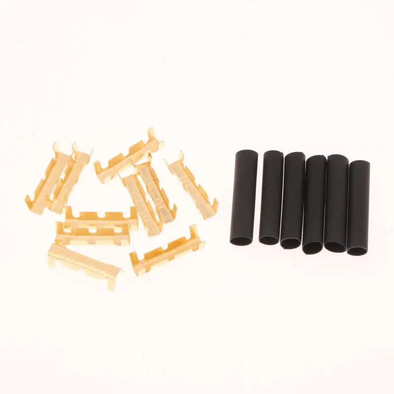 U-Shaped Electrical Wire Connectors Set 0.5-1.5mm² With Heat Shrink Tube Kits Crimp Terminals Block For Fast Wiring Cable Lock Peaceful Pleasures Health and Wellness