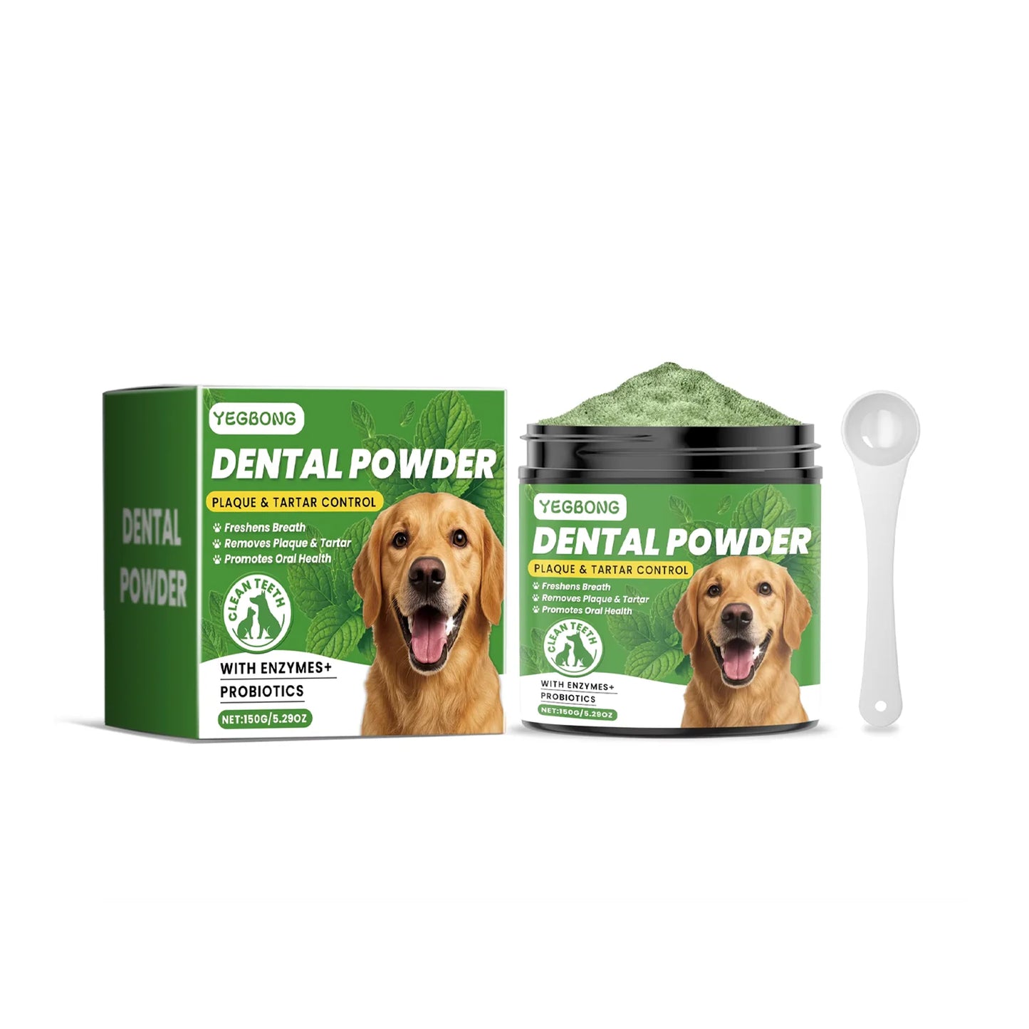 Dog Teeth Cleaning Powder 150g | Tartar & Bad Breath Relief