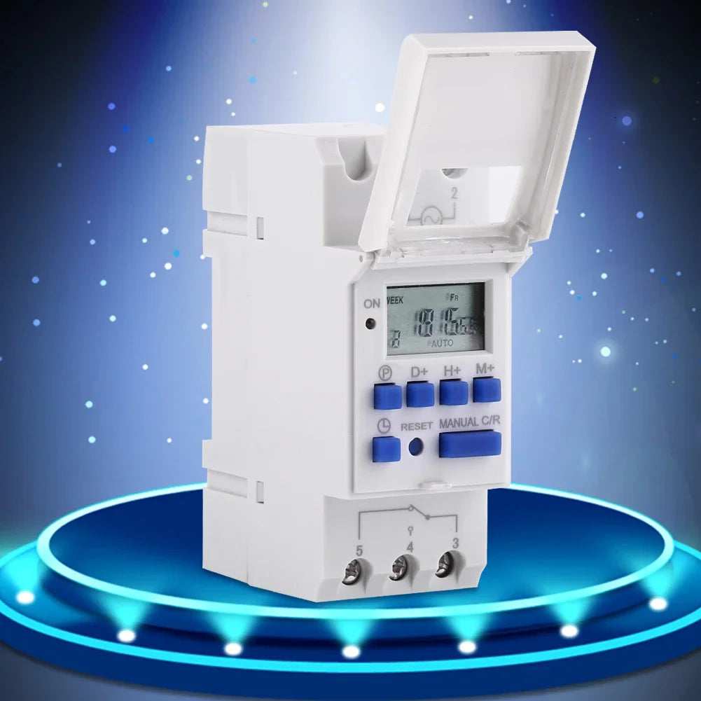 LCD Display Weekly Programmable Electronic Relay Time 16 OFF Timer