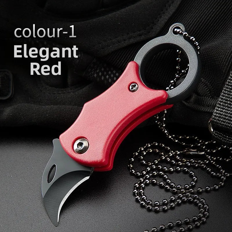 Portable Small Pocket Cutter Carabiner Box Keychain Folding Unboxing