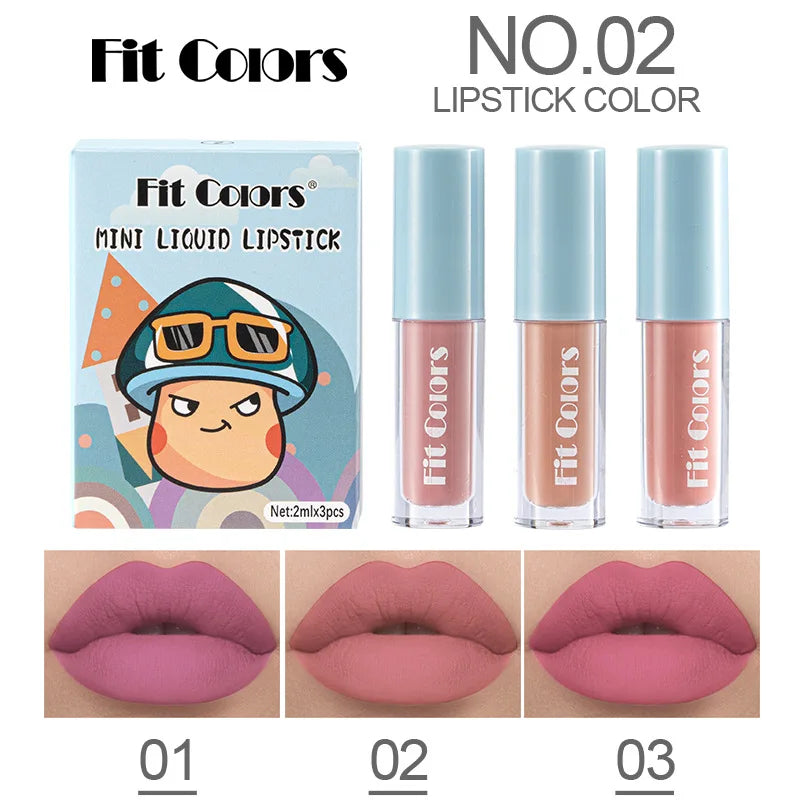 Fruit Lip Oil Set 3pc – Avocado Strawberry Peach | Fit Colors