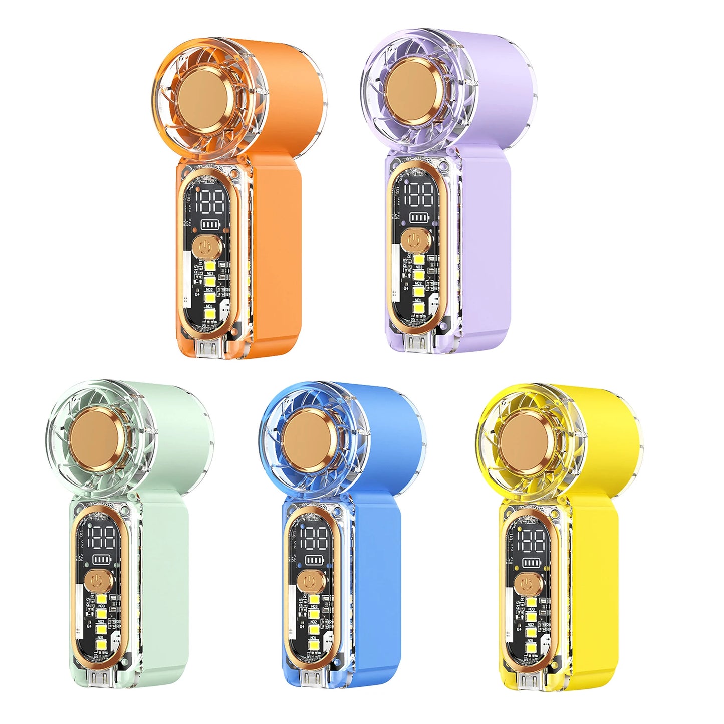 Personal Mini Personal Pocket Fans Type-C Rechangable Ultra-Quiet Small Electric Fan 100-Level Speeds for Travel/Summer/Concerts Peaceful Pleasures Health and Wellness