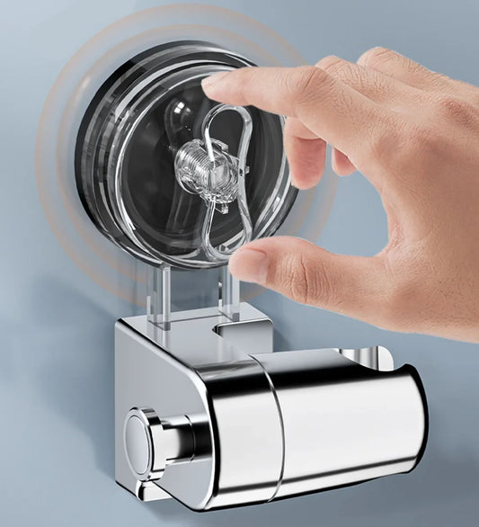360° Adjustable Suction Cup Shower Head Holder | Wall Mount Shower Head Holder Oasis Select