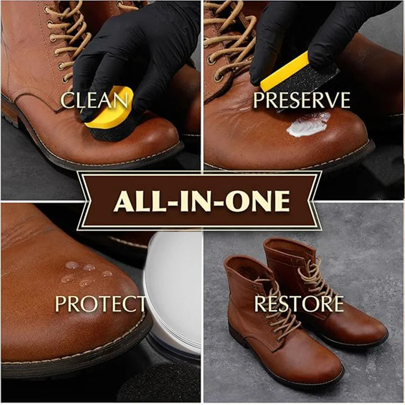 Lanolin Leather Shoe Cream – Polish, Conditioner & Waterproofer