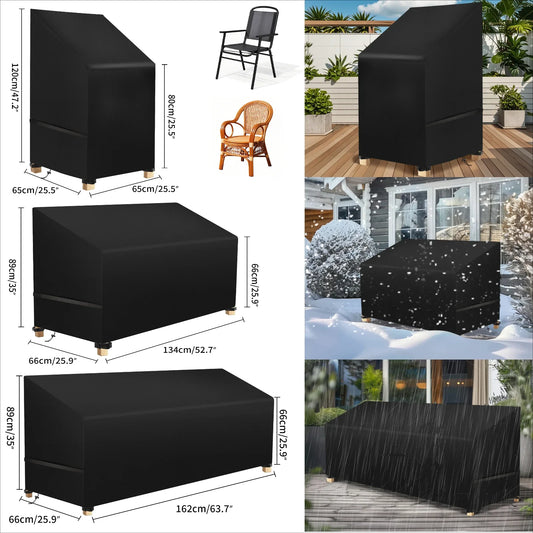 Waterproof Garden Bench Cover – Heavy Duty Oxford Patio Chair Cover Patio Furniture Cover Peaceful Pleasures Health and Wellness