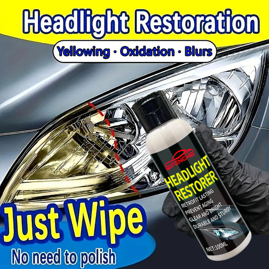 Headlight Lens Restorer – Remove Oxidation, Yellowing & Haze Headlight Lens Restorer Oasis Select