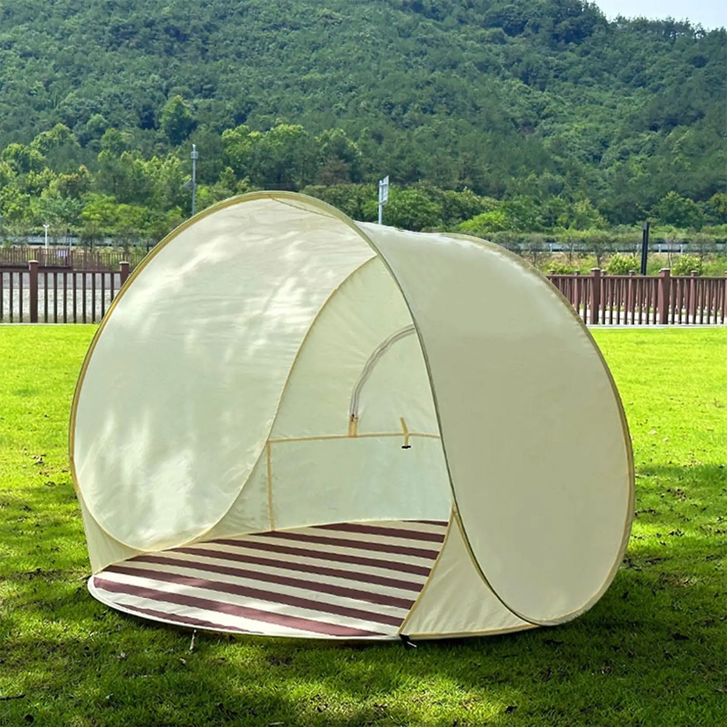 Pop-Up Beach Tent 3–4 Person | UPF 50+ Sun Shelter Canopy