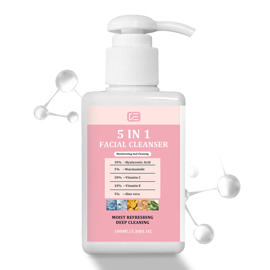 veérenae 5-in-1 Facial Cleanser – Face, Lip & Eye Makeup Remover Facial Cleanser Oasis Select