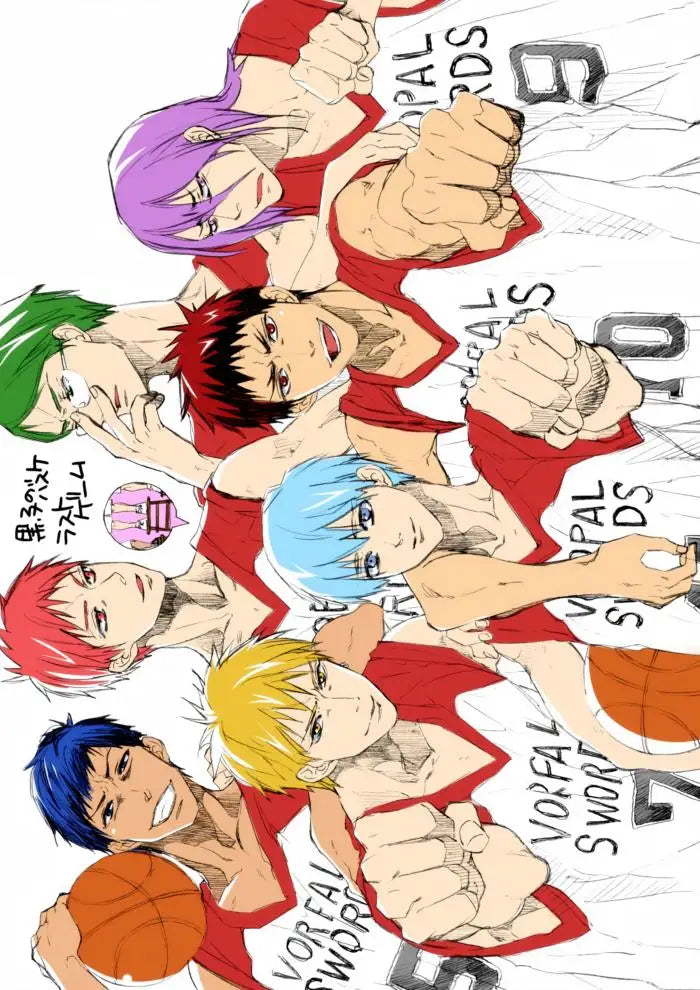 Kuroko No Basket Anime Canvas Wall Art Minimalist Poster