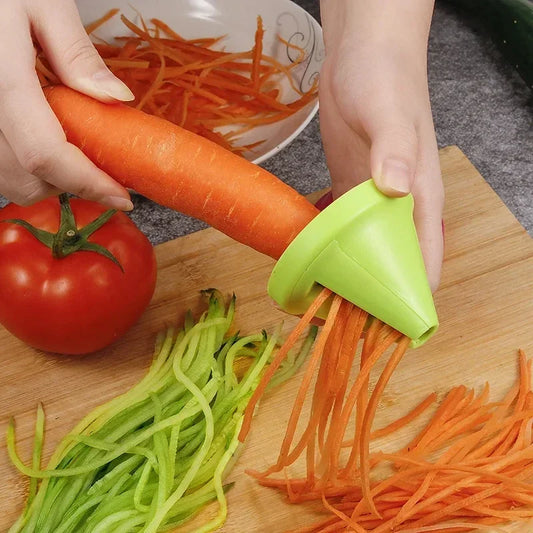 1/2 Pcs Kitchen tools Multifunctional Manual vegetable cutter creative spiral grater home fast cut vegetables and fruits Graters Peaceful Pleasures Health and Wellness