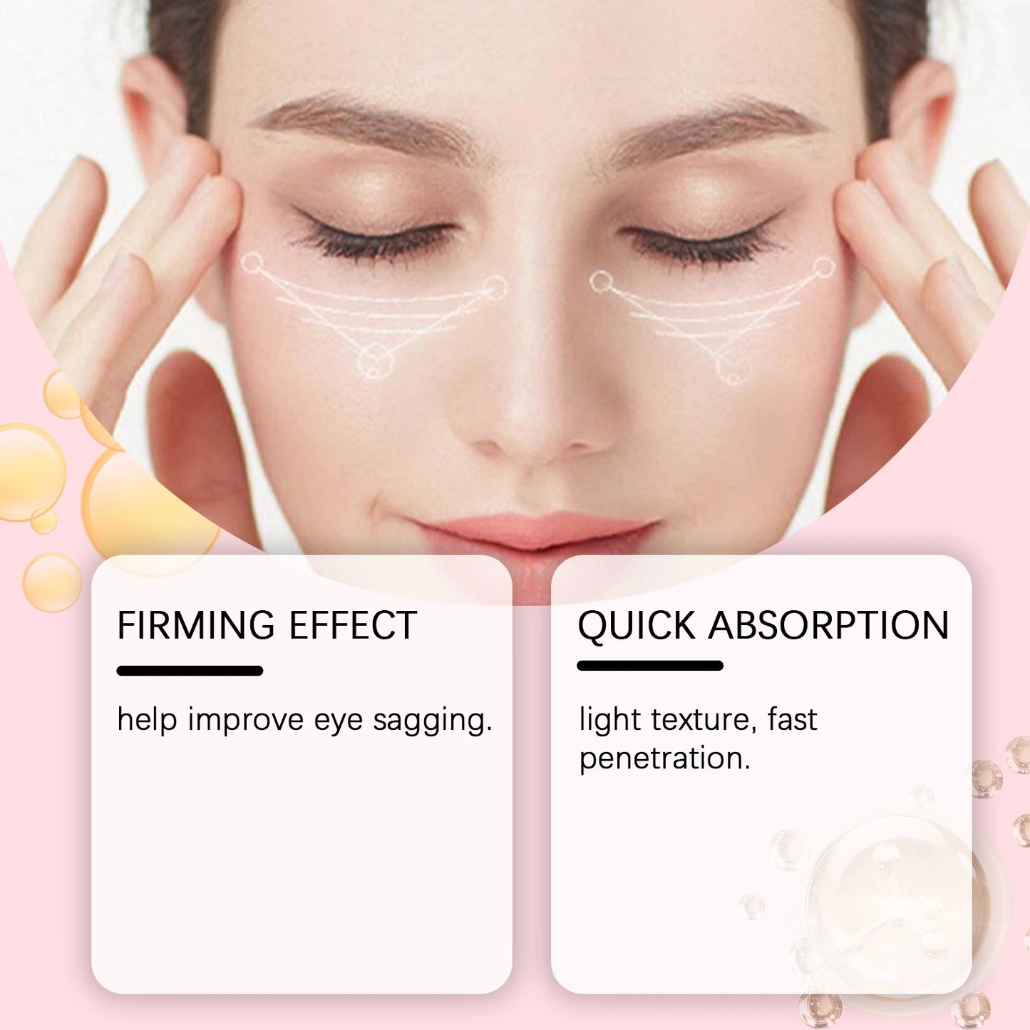 OUHOE Moisturizing Eye Cream – Firms & Reduces Fine Lines