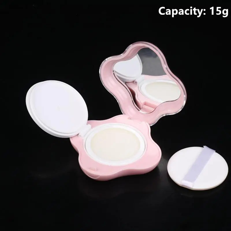 Mini Air Cushion Foundation Case with Puff, Sponge & Mirror