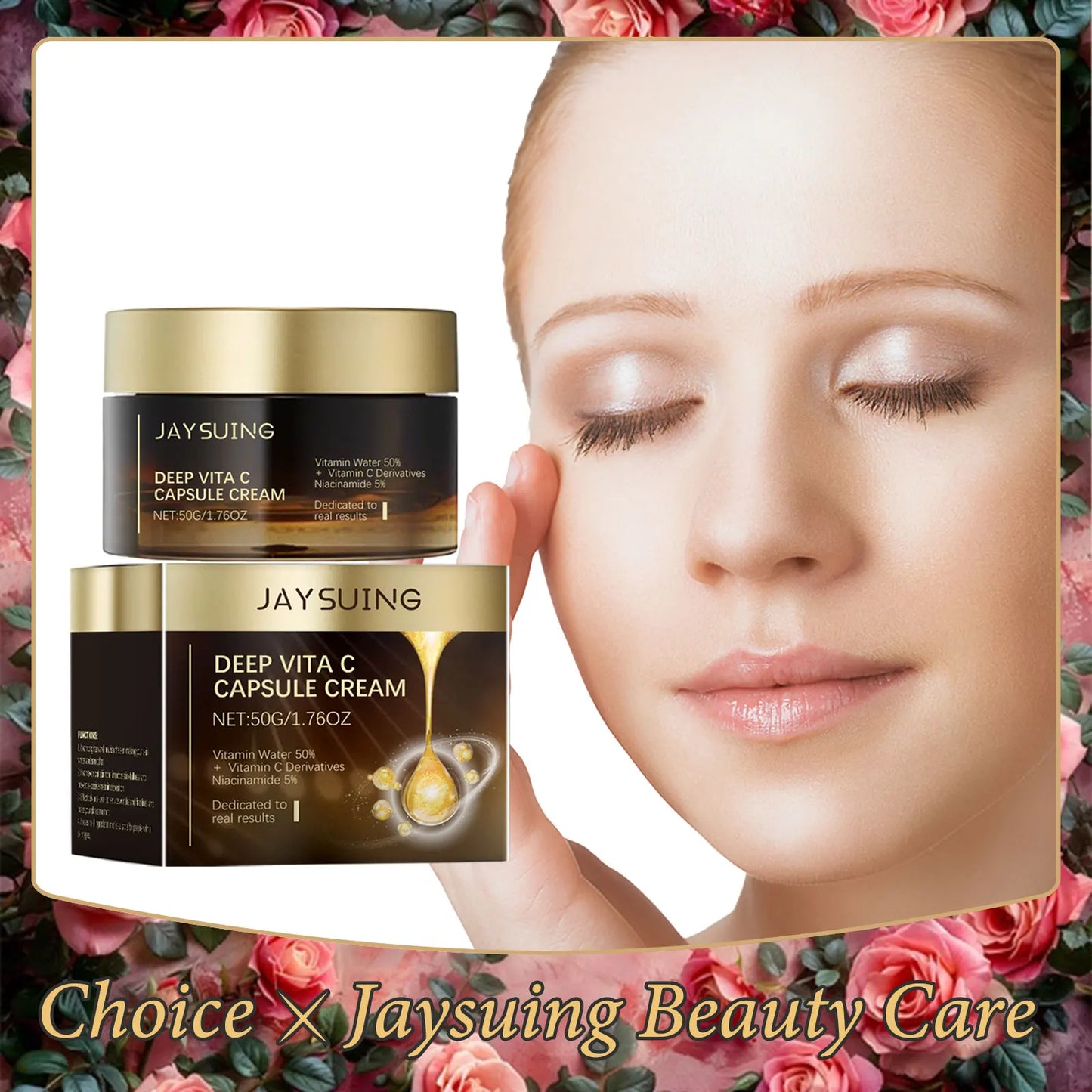 Vitamin C Face Cream – Brighten, Hydrate & Reduce Fine Lines