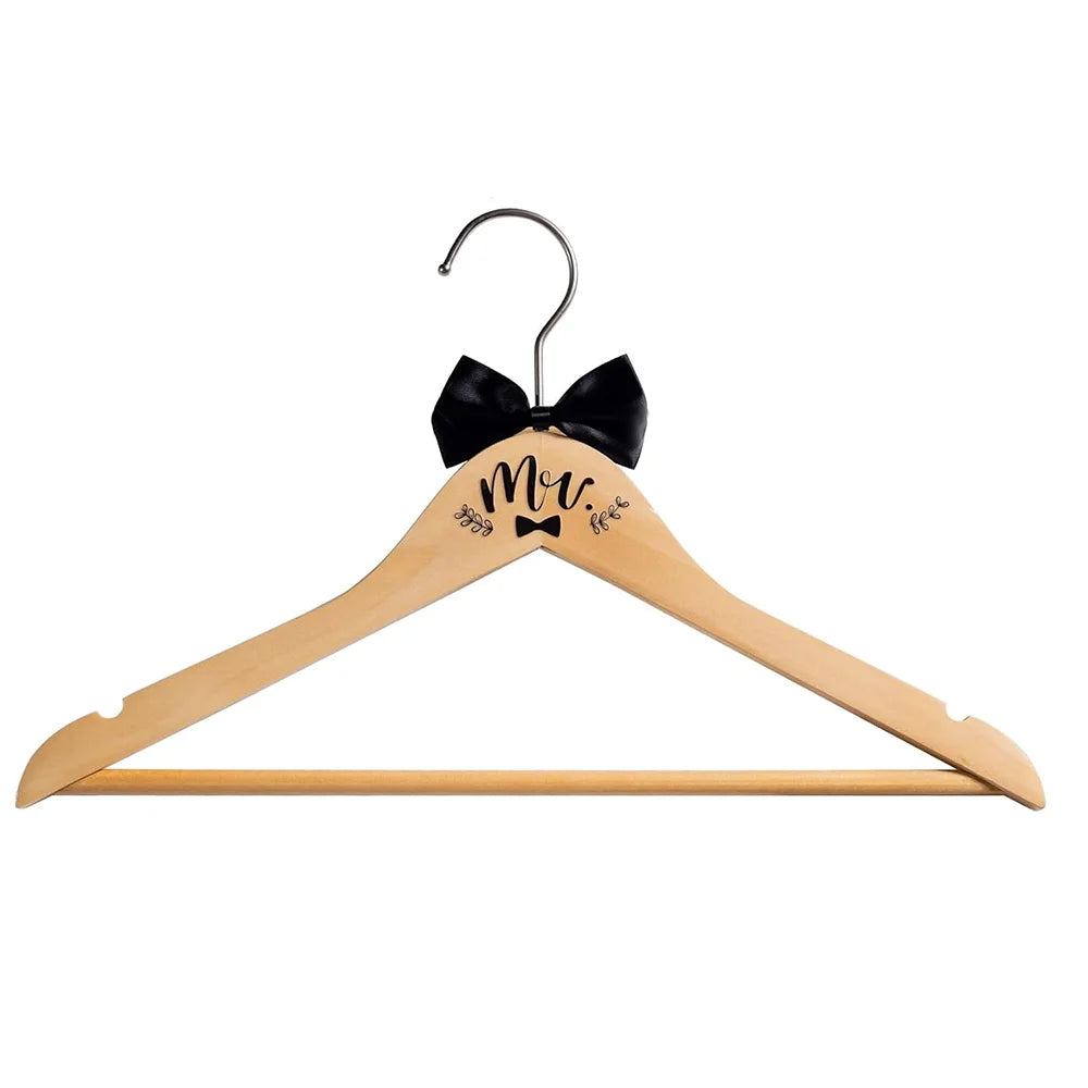Personalized Engraved Floral Wedding Dress Hanger | Bridal Gift Personalized Bridal Hanger Peaceful Pleasures Health and Wellness MR 1pcs38cm