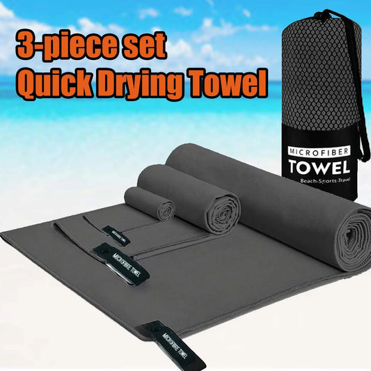 Quick Drying Towel, Lightweight Microfiber Sports Towel for Swimming, Beach, Camping, Gym, Yoga, Fast Dry Bath Towel Home Peaceful Pleasures Health and Wellness