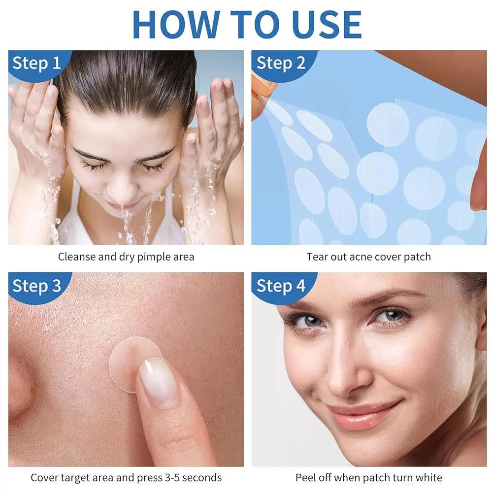 Acne Care Patch Hydrocolloid Salicylic Acid Spot Treatment Concealer Invisible Breathable Pimple Patch Makeup Tool Peaceful Pleasures Health and Wellness