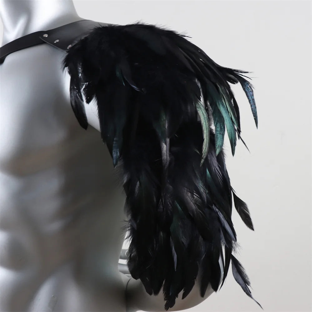 Halloween Renaissance Accessories Medieval Fur Leather Single