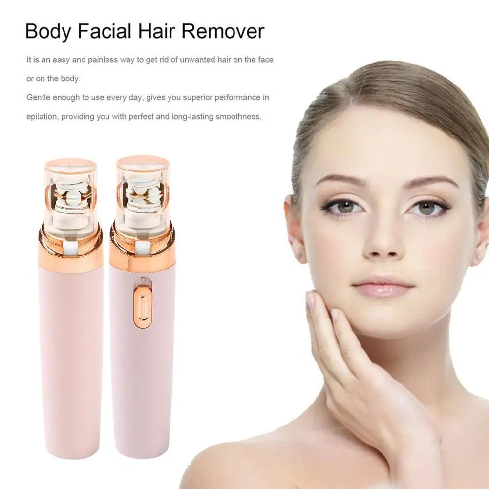 2-in-1 Women's Electric Hair Remover – Gentle Full Body Shaver