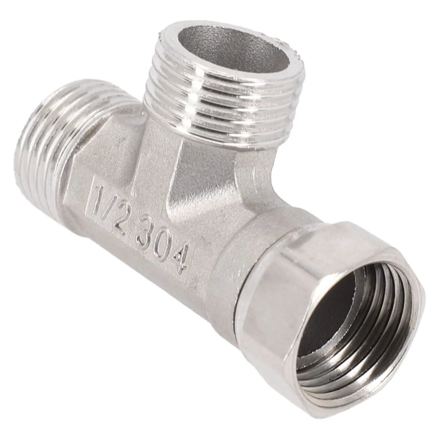 G1 2 T-adapter 3 Ways Valve Toilet Diverter Stainless Steel Bidet