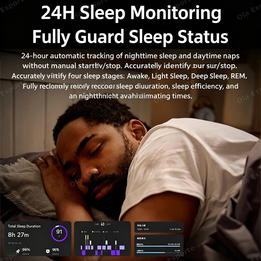 24-Hour Heart Rate Blood Oxygen Health Monitor Smart Ring Men Women Multi-Sport Mode IP68 Waterproof Count steps Smartring New Peaceful Pleasures Health and Wellness