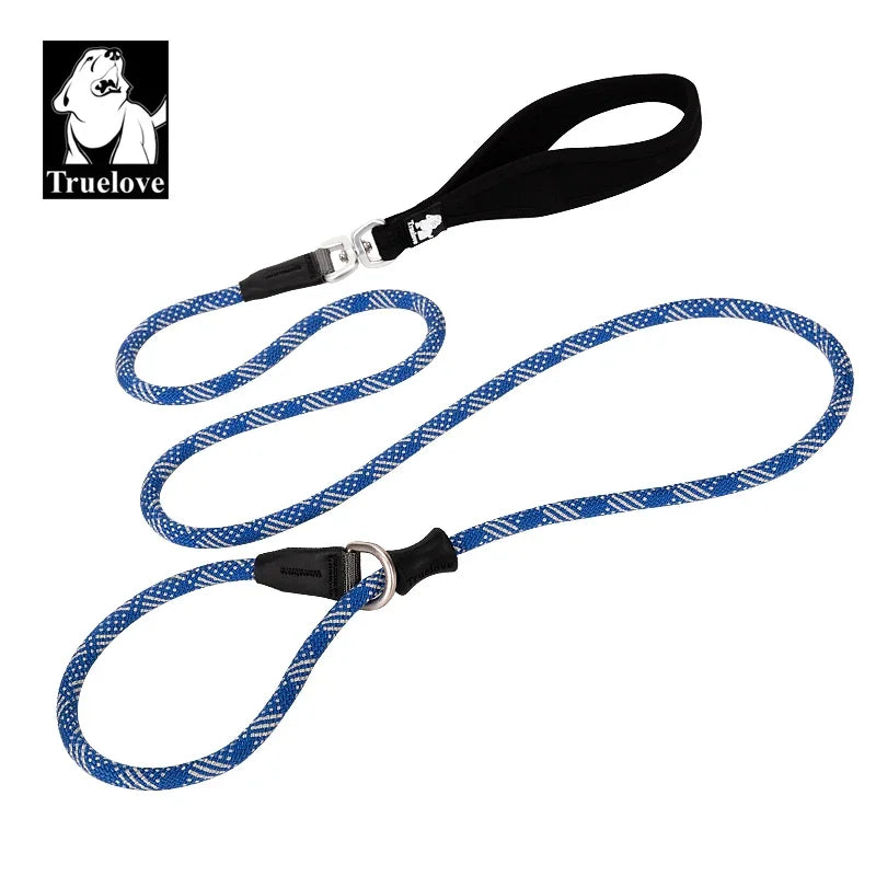 Truelove Slip Lead Training Leash for Dogs – TLL2575 Peaceful Pleasures Health and Wellness Royal Blue L China Mainland