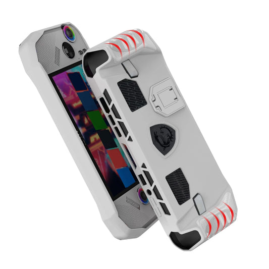 Black/Grey Protective Cover For MSI Claw 8 Z2 Extreme Game Machine TPU With Stand Protective Case Game Machine Protective Case Peaceful Pleasures Health and Wellness
