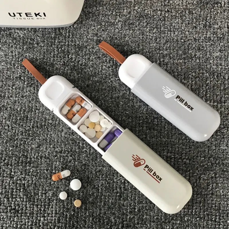 7-Day Nordic Pill Organizer | Portable Weekly Pill Box