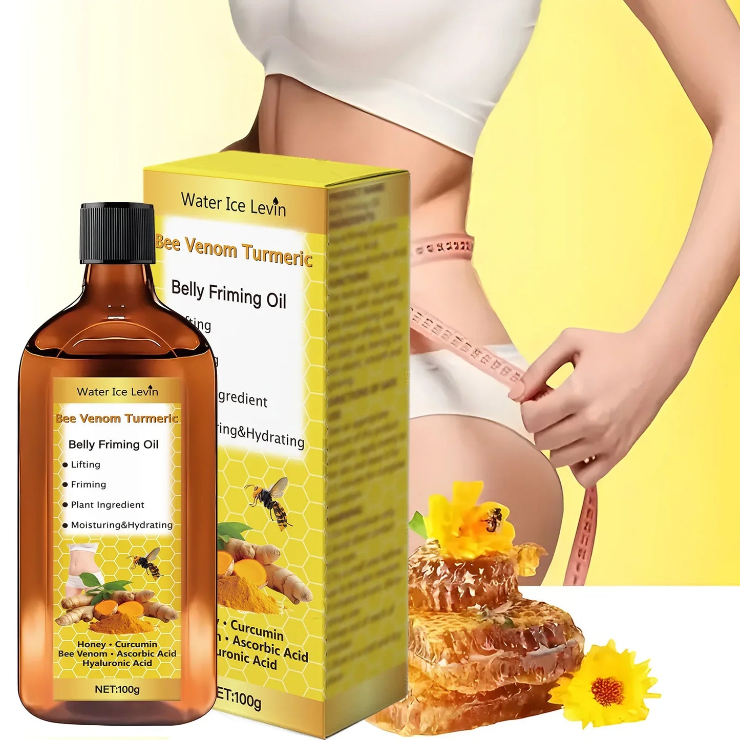 Ginger Massage Oil with Camellia & Almond | 100g Body Oil