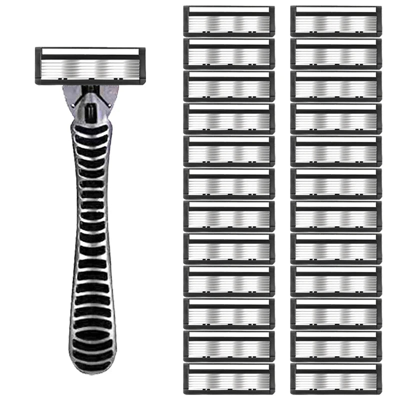 6-Layer Double Edge Safety Razor – Vintage Manual Shaver