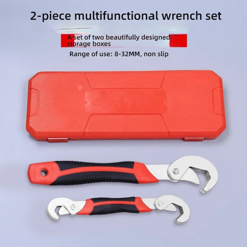 Multipurpose Adjustable Wrench – Quick-Adjust Jaw for Plumbing