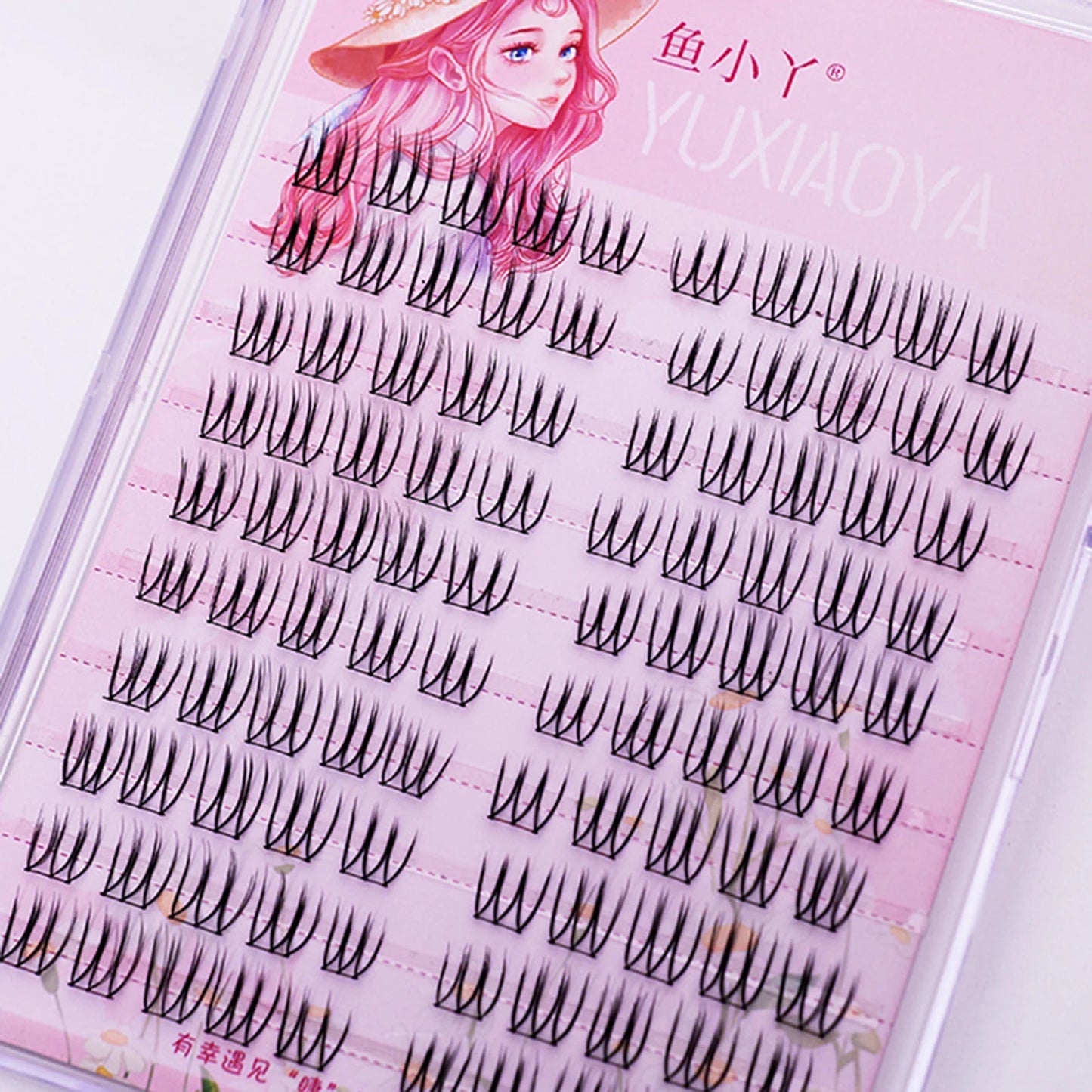 Idol Manga False Eyelashes Korean Style Girl's Group Eyelash Extension U-shaped Natural Enlarge Your Eyes Large Capacity Lashes Peaceful Pleasures Health and Wellness