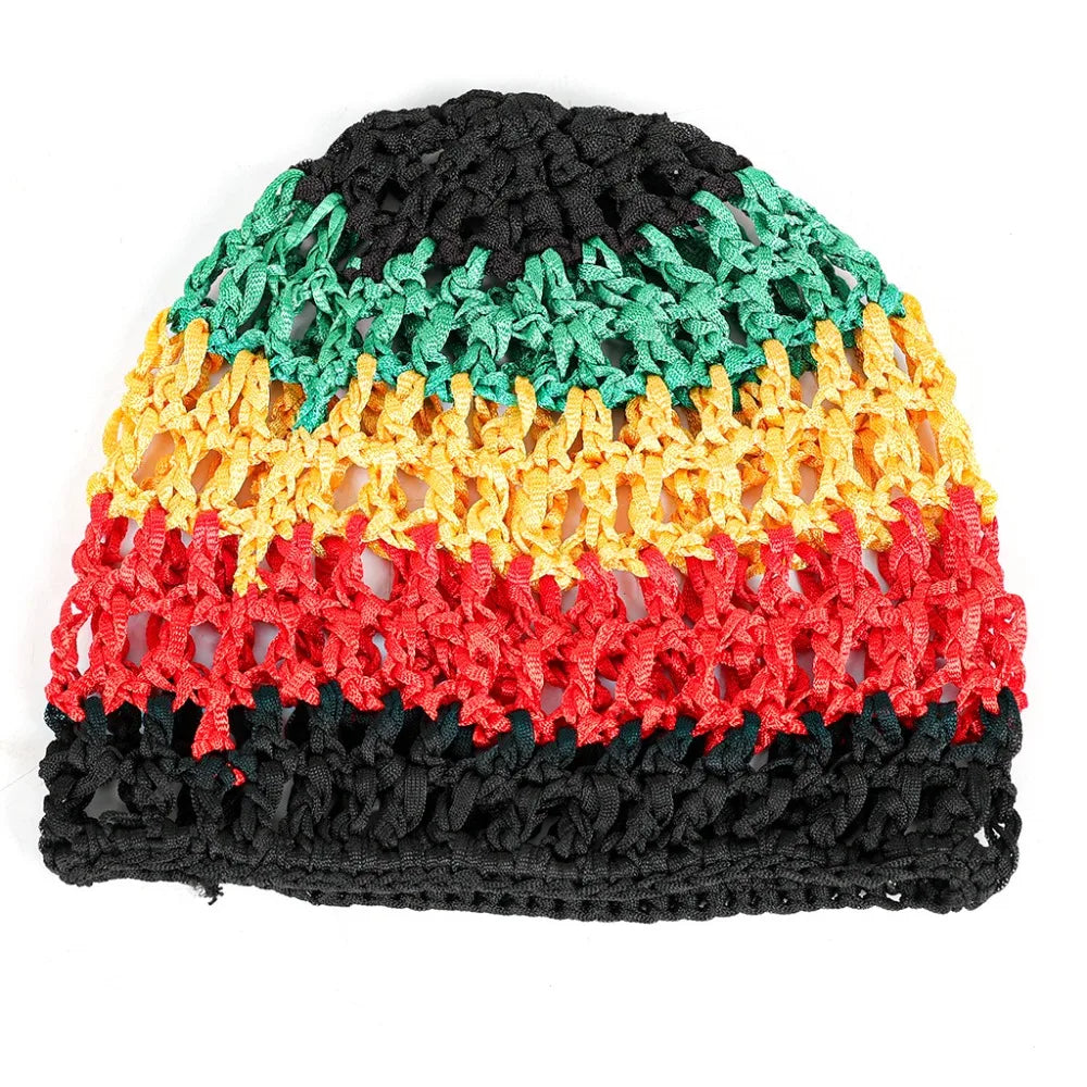 Hollowout Crochet Turban Cap – Breathable Mesh Wig Hat
