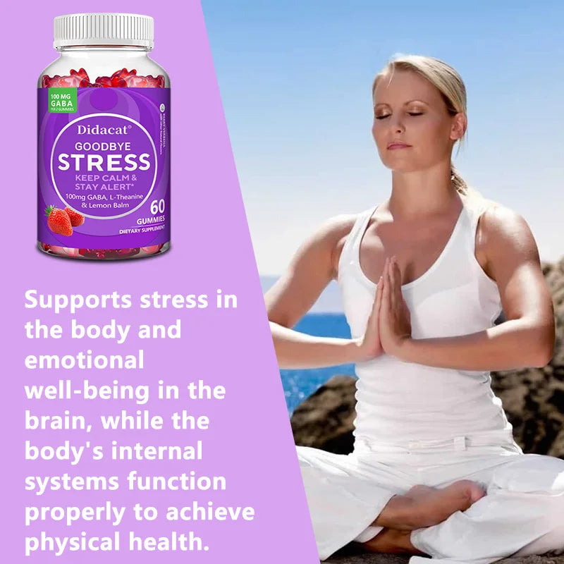 L-Theanine & GABA Gummies – Sleep, Stress & Mood Relief