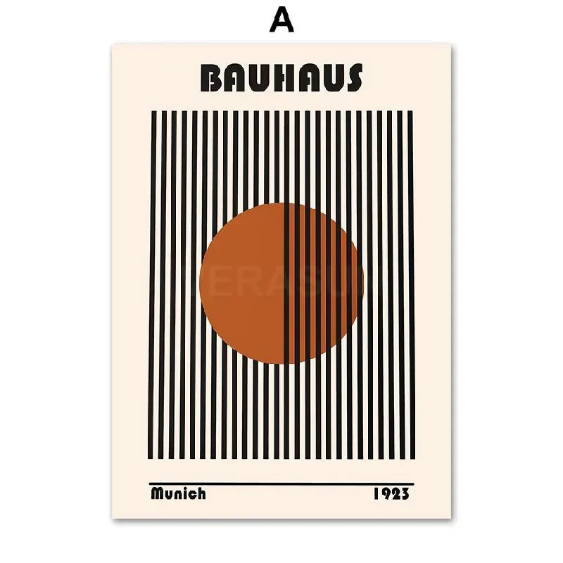 Boho Bauhaus Matisse Canvas Yayoi Kusama Minimalist Wall Art Print Canvas Painting Posters for Living Room Modern Home Decor Peaceful Pleasures Health and Wellness A 20x30cm Unframed