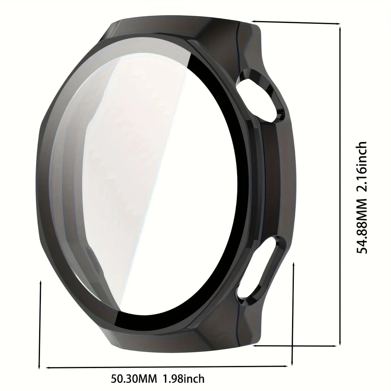 Huawei Watch GT6 46mm Case – PC & Tempered Glass Cover Peaceful Pleasures Health and Wellness
