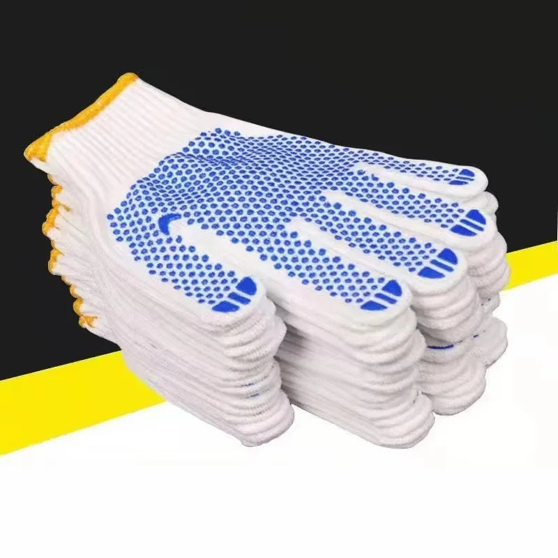 Non-Slip Rubber Dot Gloves Safety Protection Work Glove Home Gardening Mechanics Painter Essential Gloves Peaceful Pleasures Health and Wellness