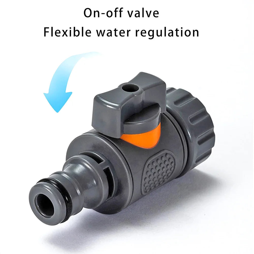 16mm 3/4" Ball Valve Adapter Extender Female Male Thread Stop Water Garden Irrigation Pipe Tube Connect Repair Coupling Joints Peaceful Pleasures Health and Wellness