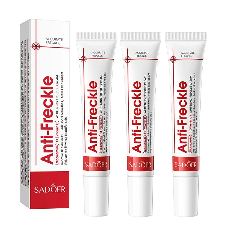 1/3/5pcs SADOER Anti Freckle Cream Face Whitening Creams Spot Removing Anti-aging Moisturizing Freckles Removal Facial Cream Peaceful Pleasures Health and Wellness 3pcs